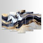 Wallity Cuadro Decorativo MDF 5 Piezas 100 x 60 cm Multicolor